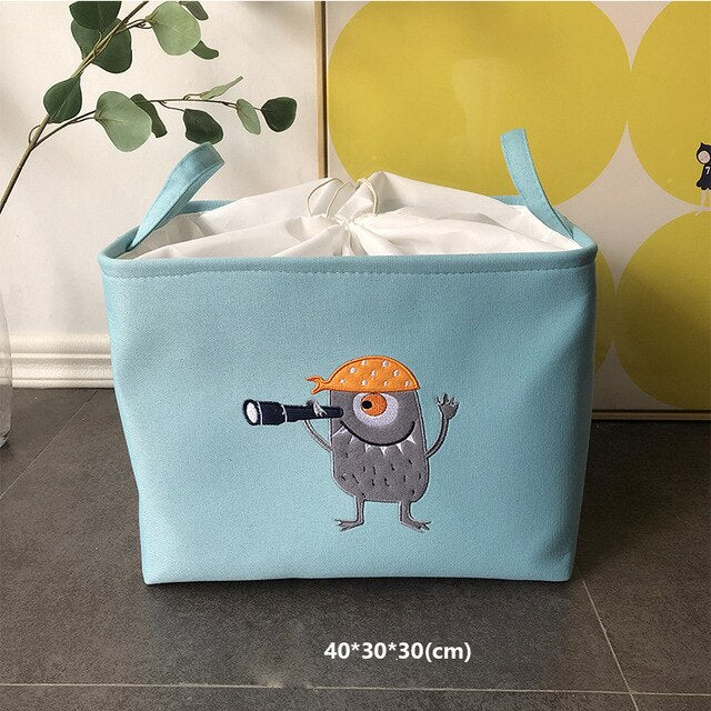 Toy Storage Basket - Folding Organizer - Just Kidding Store