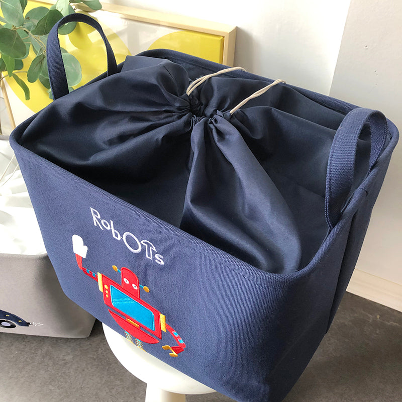 Toy Storage Basket - Folding Organizer - Just Kidding Store