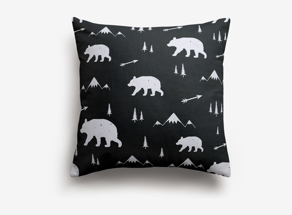 Nordic Forest Cushions Covers - Scandi pillows - Just Kidding Store