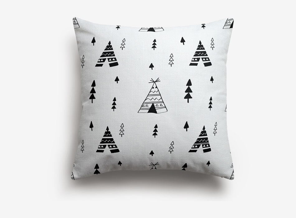 Nordic Forest Cushions Covers - Scandi pillows - Just Kidding Store