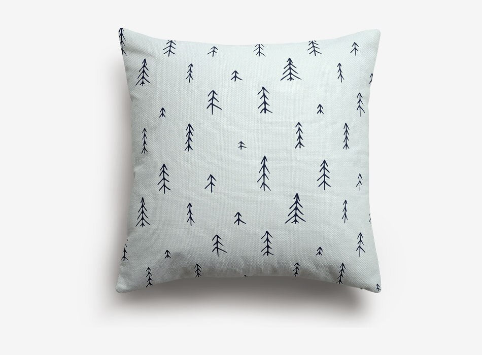 Nordic Forest Cushions Covers - Scandi pillows - Just Kidding Store