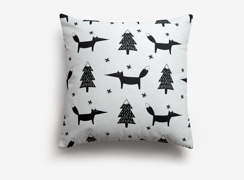 Nordic Forest Cushions Covers - Scandi pillows - Just Kidding Store