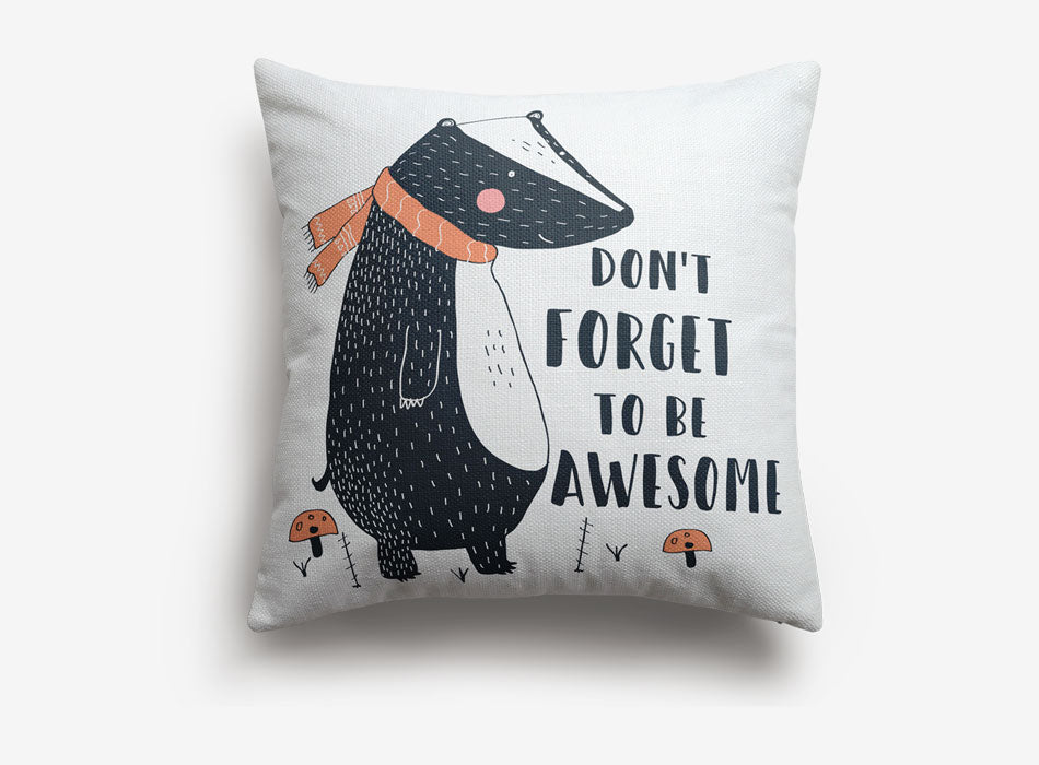 Nordic Forest Cushions Covers - Scandi pillows - Just Kidding Store