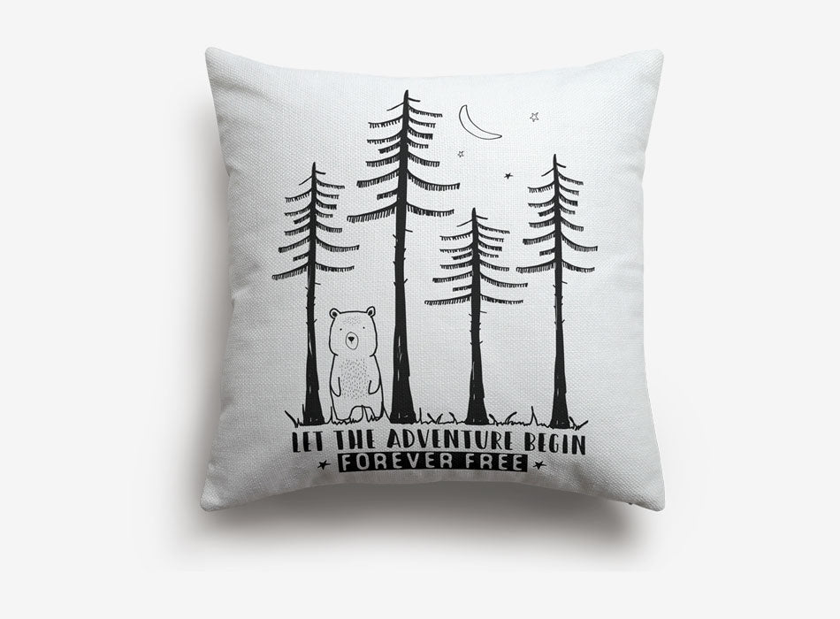 Nordic Forest Cushions Covers - Scandi pillows - Just Kidding Store