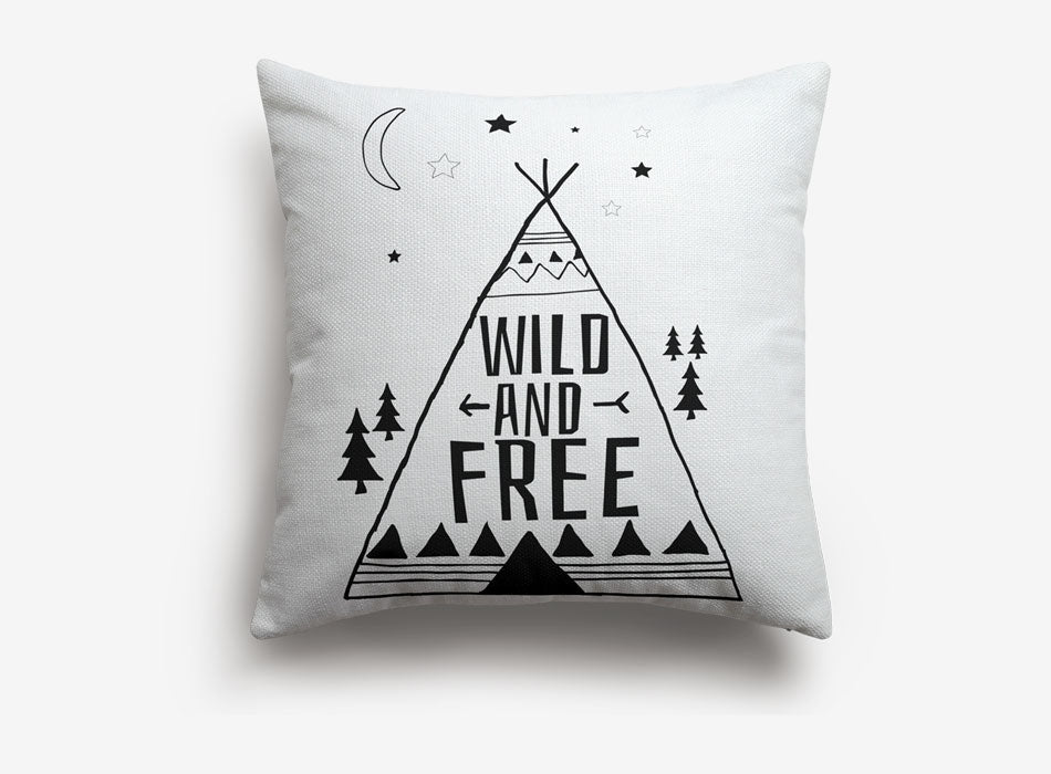 Nordic Forest Cushions Covers - Scandi pillows - Just Kidding Store
