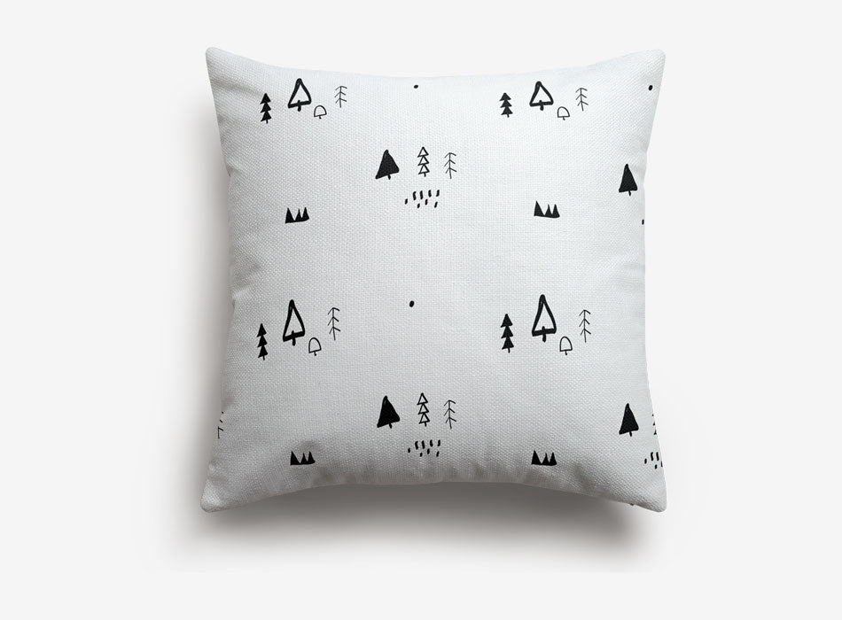 Nordic Forest Cushions Covers - Scandi pillows - Just Kidding Store