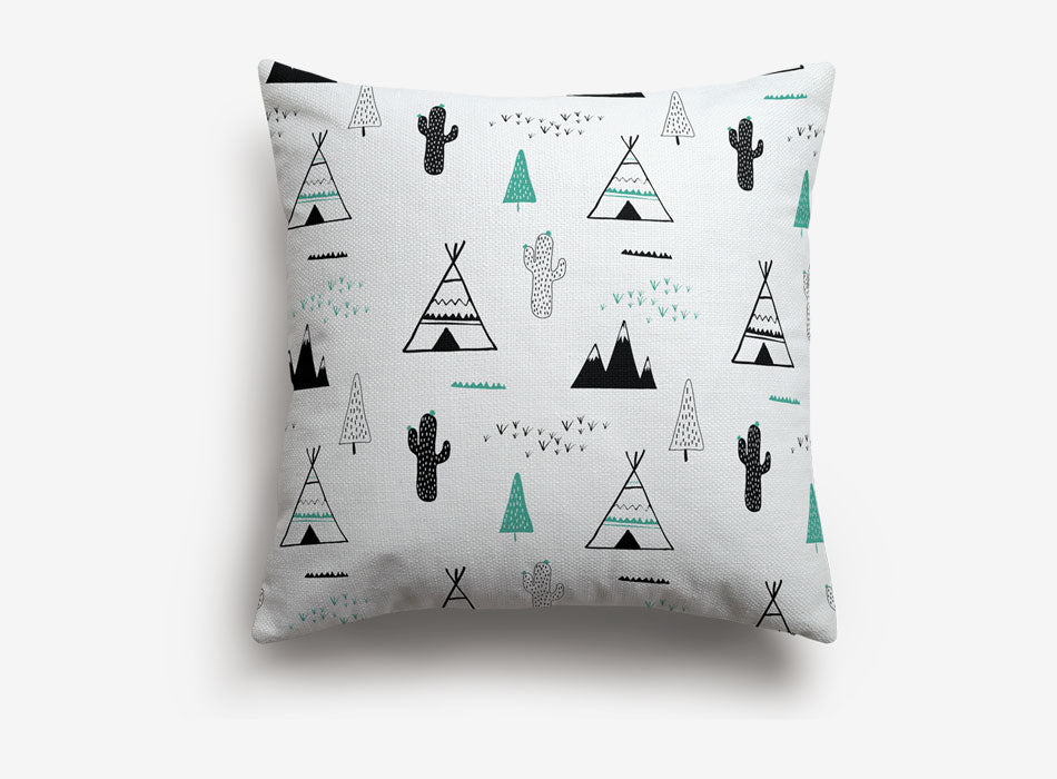 Nordic Forest Cushions Covers - Scandi pillows - Just Kidding Store