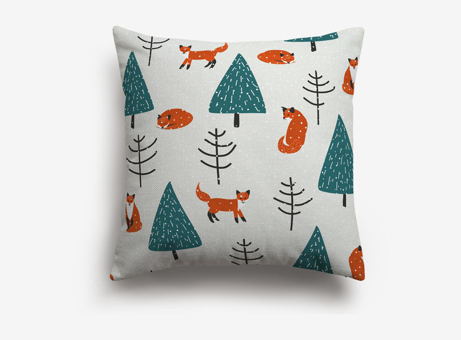 Nordic Forest Cushions Covers - Scandi pillows - Just Kidding Store