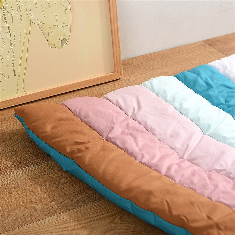 Rainbow Pattern Baby Kids Quilted Play Mat - Just Kidding Store