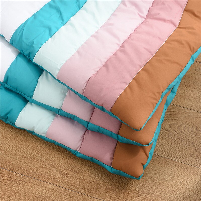 Rainbow Pattern Baby Kids Quilted Play Mat - Just Kidding Store