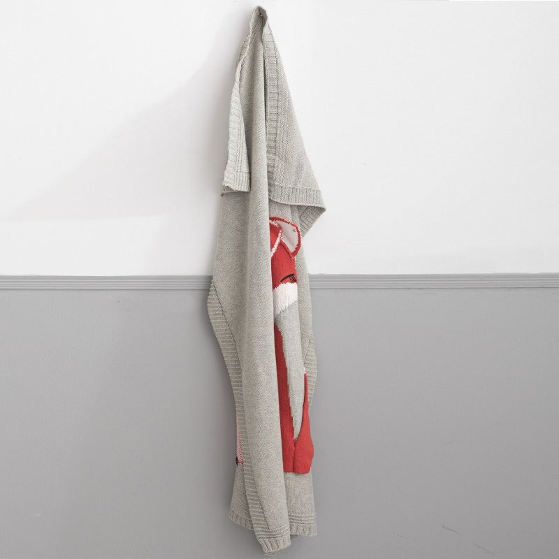 Pure Cotton Blanket - Red Fox - Just Kidding Store