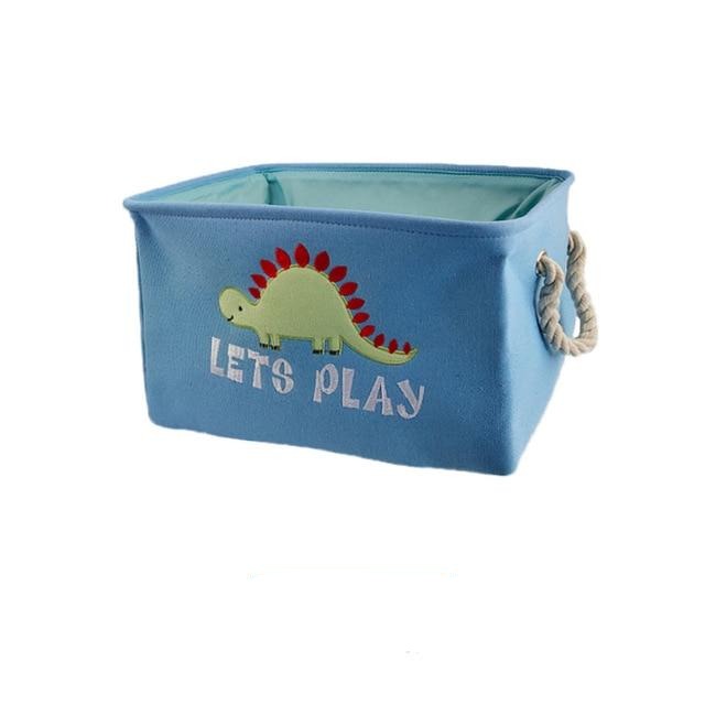 Canvas Storage Basket - Kids Toys Organizer - Just Kidding Store