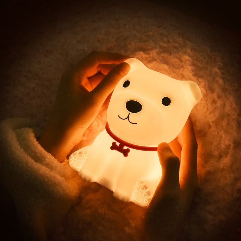 Puppy LED Night Light - Tap Control Color Changing Lamp - Just Kidding Store