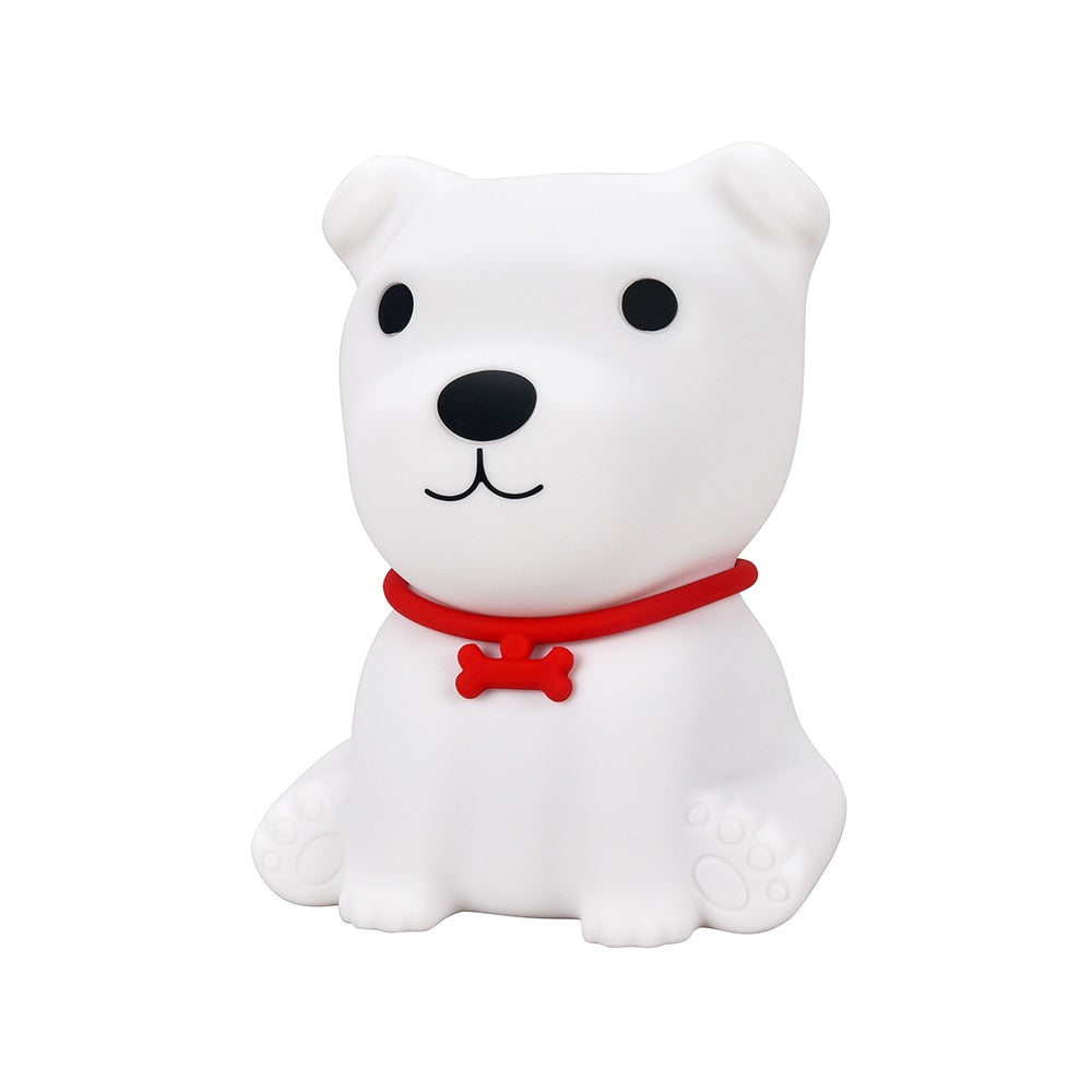 Puppy LED Night Light - Tap Control Color Changing Lamp