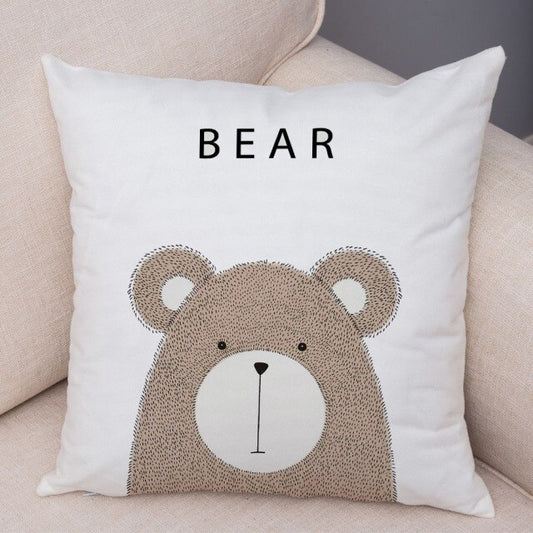 Animal Pals Kids Cushion Covers Kids Throw Pillow - Just Kidding Store