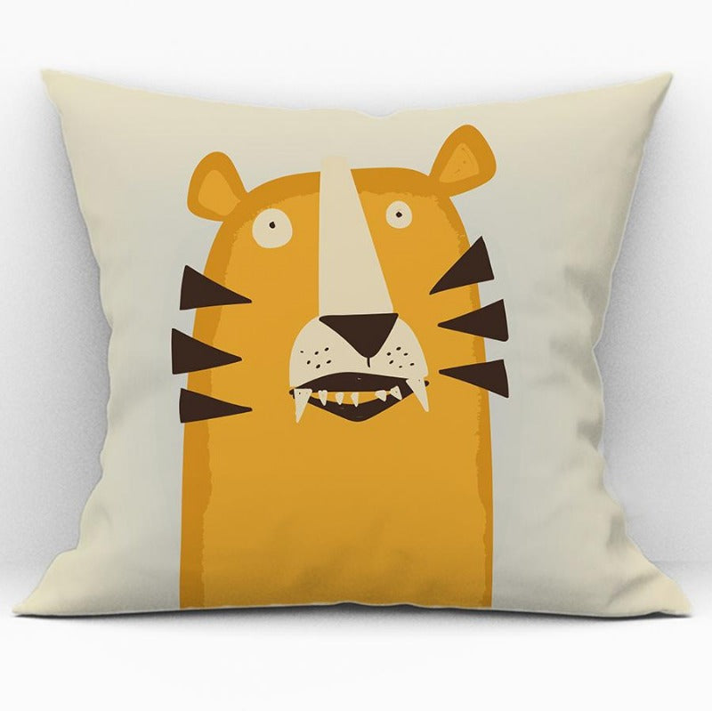 Cartoon Animal Cushion Cover - Throw Pillows Case - Just Kidding Store