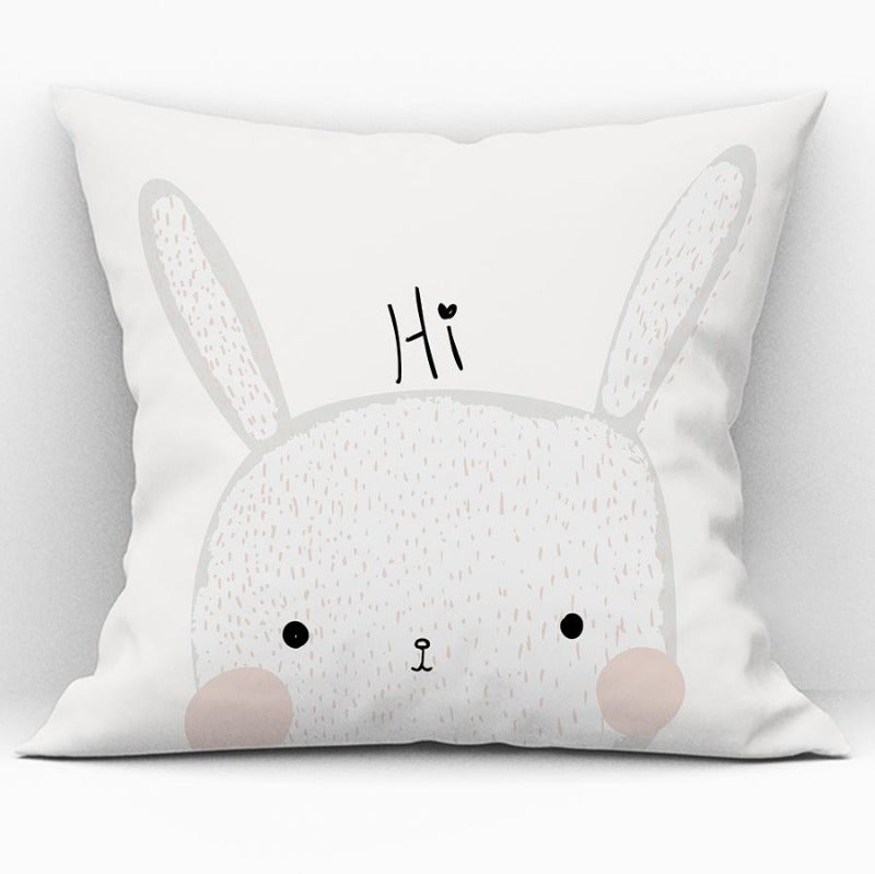 Cartoon Animal Cushion Cover - Throw Pillows Case - Just Kidding Store