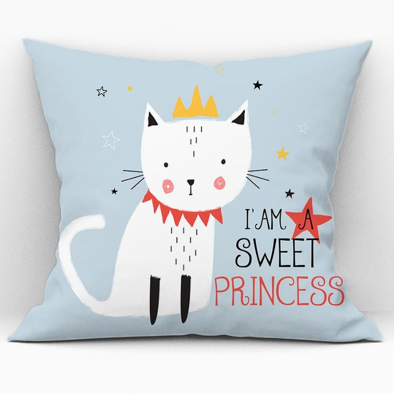 Cartoon Animal Cushion Cover - Throw Pillows Case