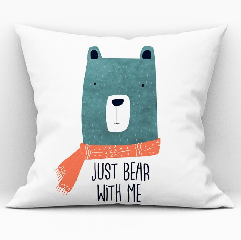 Cartoon Animal Cushion Cover - Throw Pillows Case - Just Kidding Store