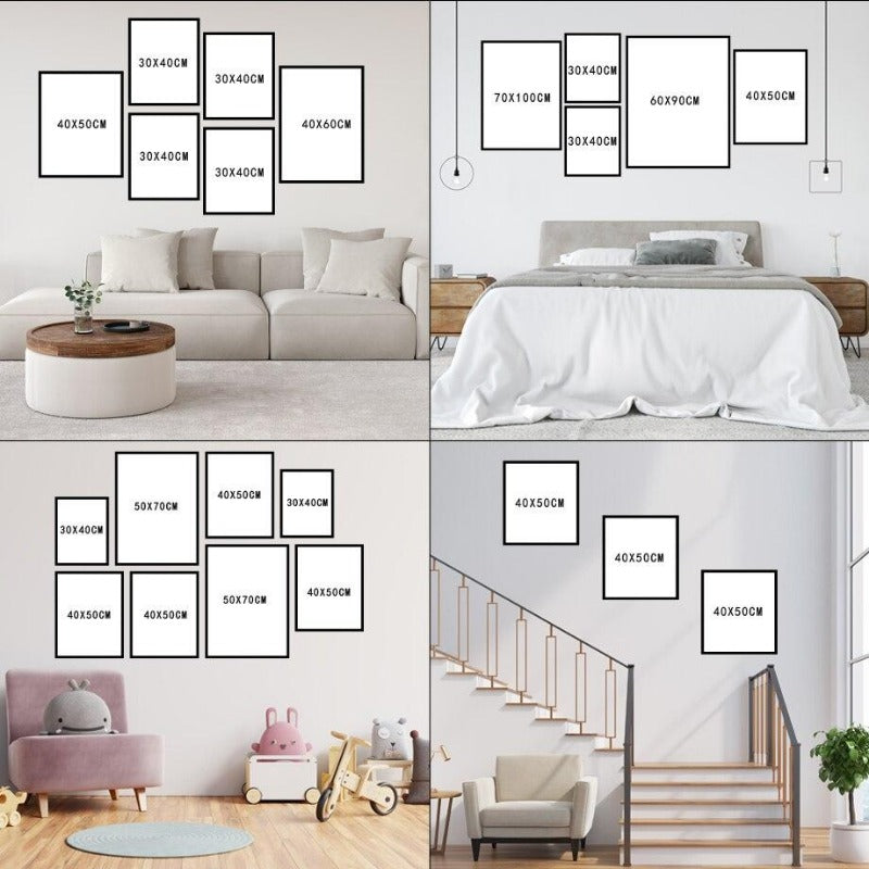 Solar System Canvas Wall Art - Nursery Prints - Just Kidding Store