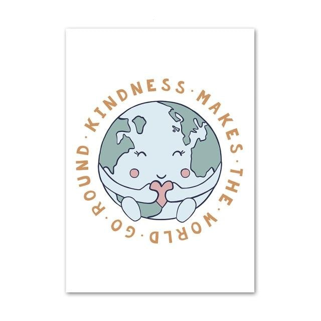 Solar System Canvas Wall Art - Nursery Prints - Just Kidding Store