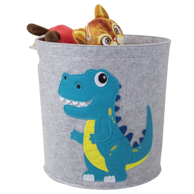 Felt Foldable Storage Basket - Toy Organizer - Just Kidding Store