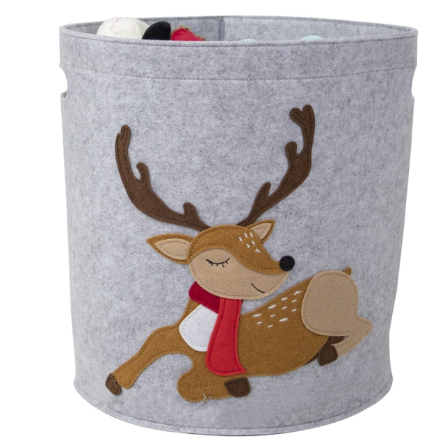Felt Foldable Storage Basket - Toy Organizer - Just Kidding Store