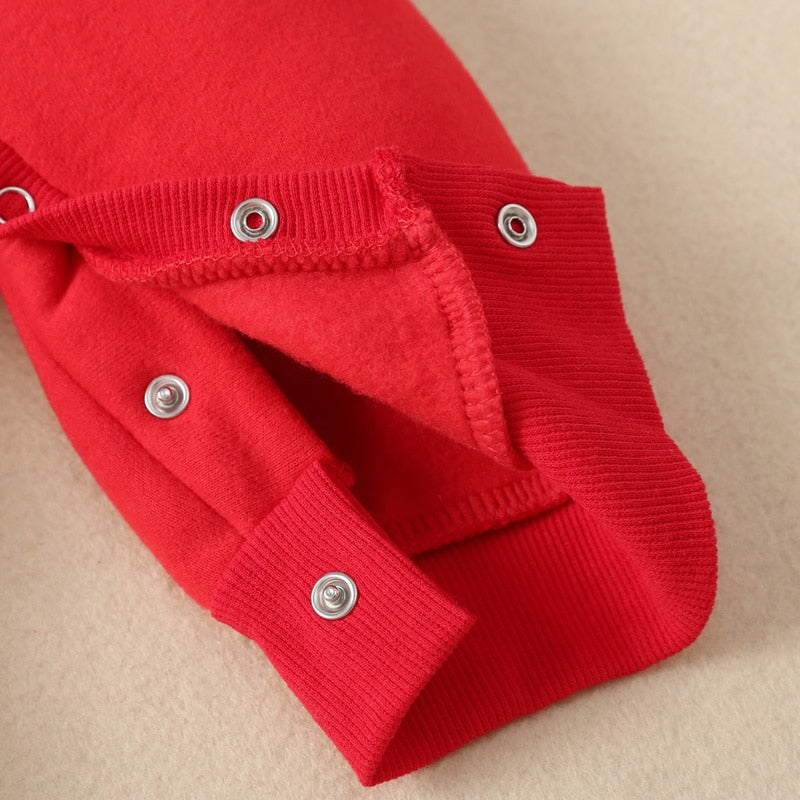 Baby Reindeer Winter Romper Jumpsuit - Just Kidding Store