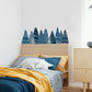 Blue Mountains Fabric Wall Stickers - Just Kidding Store
