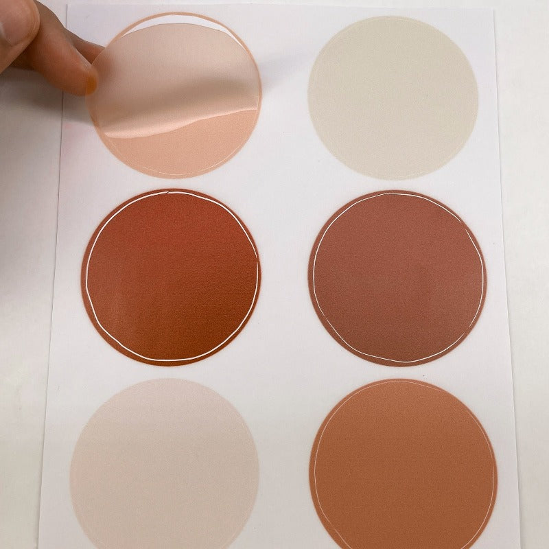 Boho Irregular Polka Dots Wall Decals - Just Kidding Store