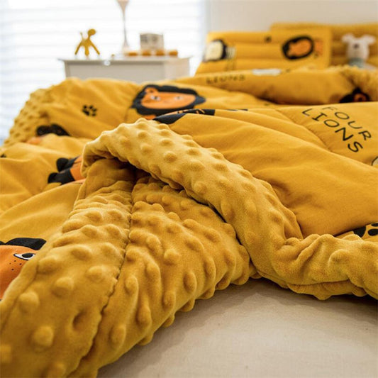 Winter Thick Kids Cotton Fleece Blanket Bed Throw - Just Kidding Store
