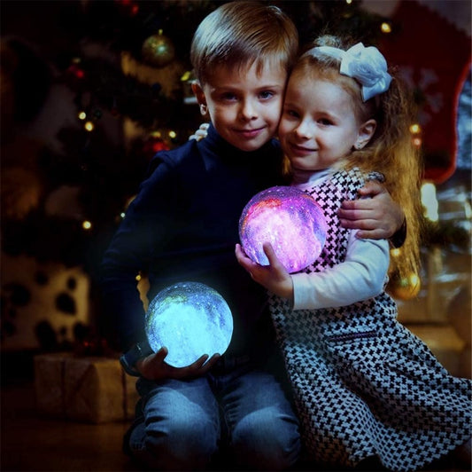 Galaxy Lamp - Enchanting 3D Print Night Light - Just Kidding Store