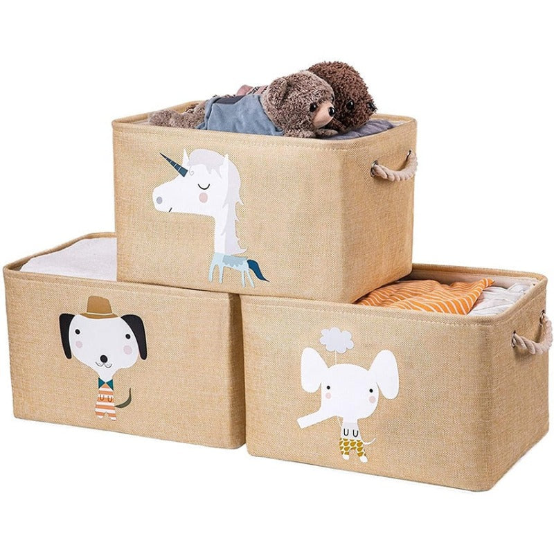 Cube Storage Basket - Toy Organizer - Just Kidding Store