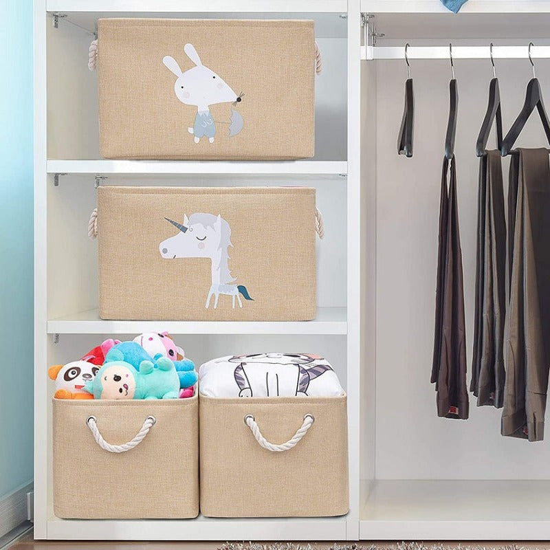 Cube Storage Basket - Toy Organizer - Just Kidding Store