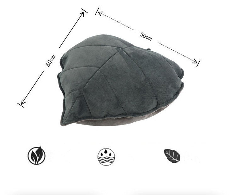 Oversized Leaf Cushion - Just Kidding Store