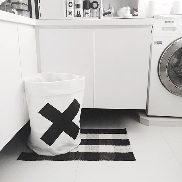 Folding Cotton Canvas Storage Bag - XX Nordic Style - Just Kidding Store