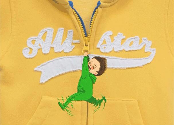 Long Sleeve Hooded Rompers