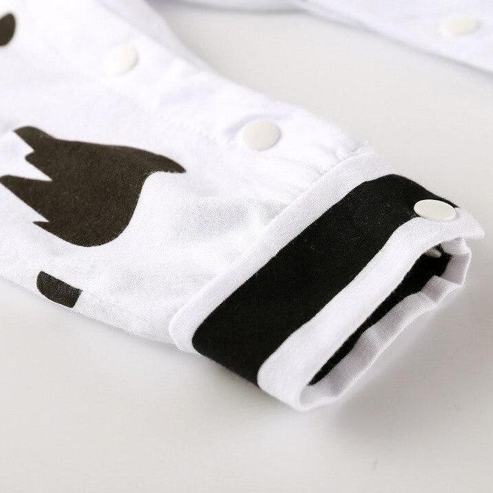Black Clouds Baby Cotton Romper Trendy Sleepwear - Just Kidding Store
