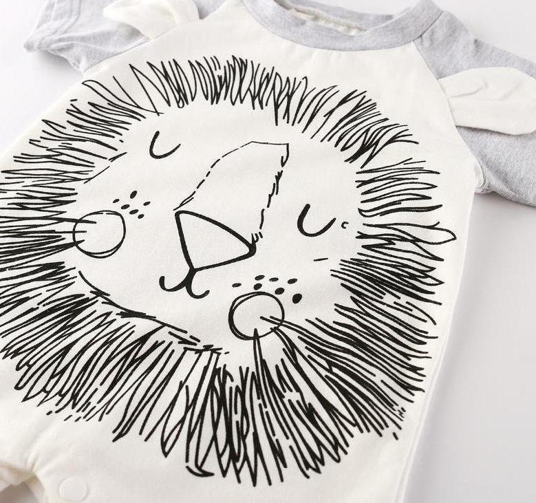Sleepy Lion Baby and Toddler Trendy Romper - Just Kidding Store