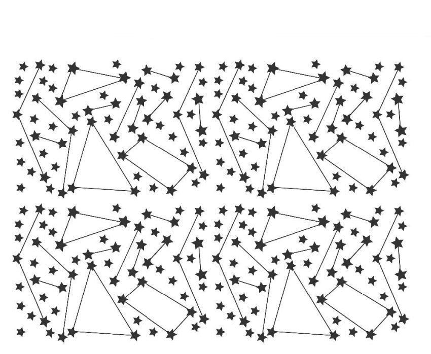 Starry Night Wall Decal - Outer Space Kids Deco - Just Kidding Store