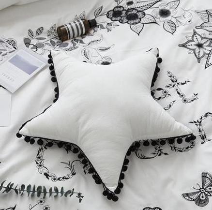 Star Pom Pom Pillow - Kids Room Deco - Just Kidding Store