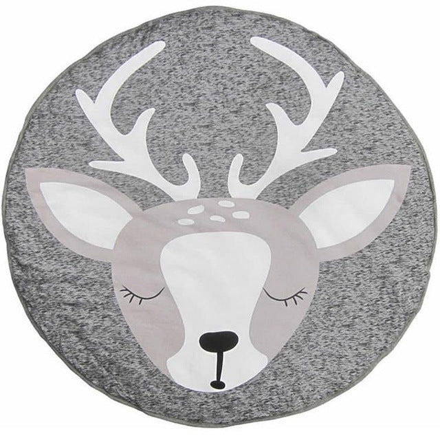 Kids Elk Play Mat - Baby Reindeer Play Mat - Just Kidding Store