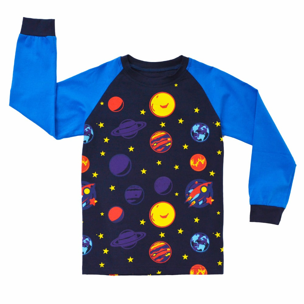Planets Sleepwear Set -Kids Pajamas - Just Kidding Store