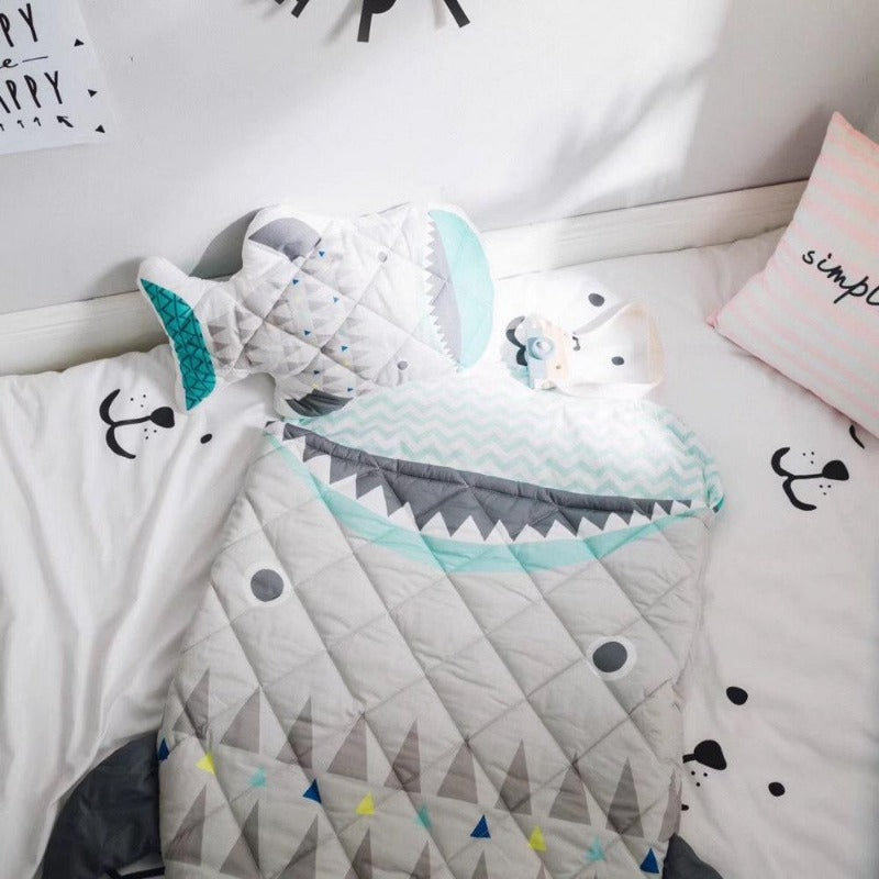 Kids Sleeping Bag - Big Shark - Just Kidding Store