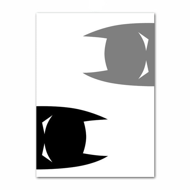 Super Hero Canvas Paintings Kids Batman Wall Art - Just Kidding Store