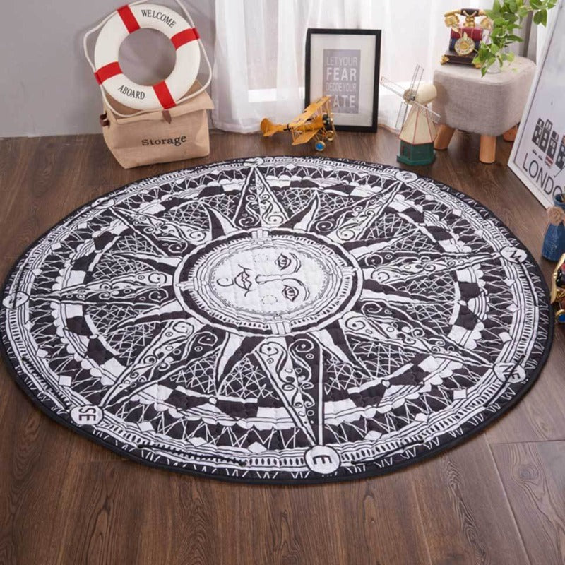 Activity Play Mat - Toy Storage - Boho Sun - Just Kidding Store