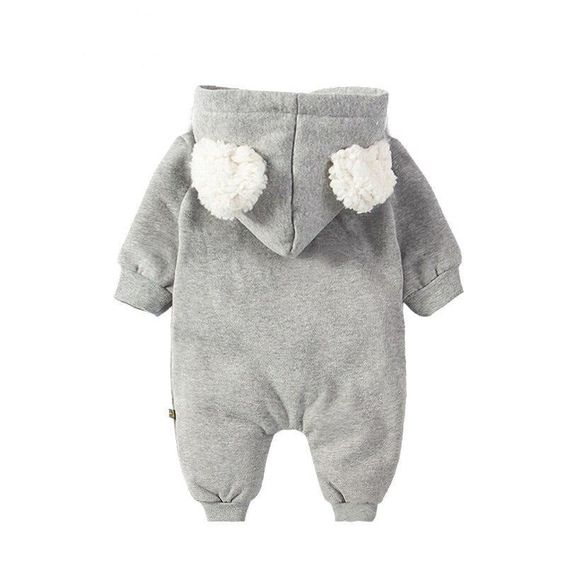 Baby Elk Warm Winter Romper - Kids Elk Jumpsuit - Just Kidding Store
