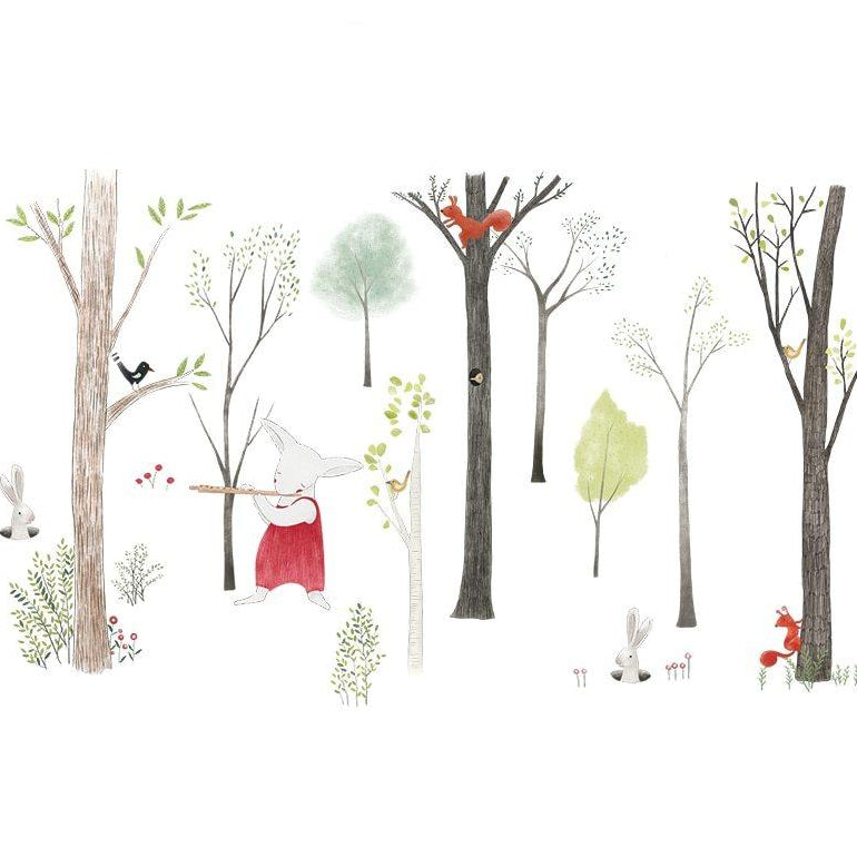 Nordic Forest Kids Woodland Wall Decal Stickers - Just Kidding Store