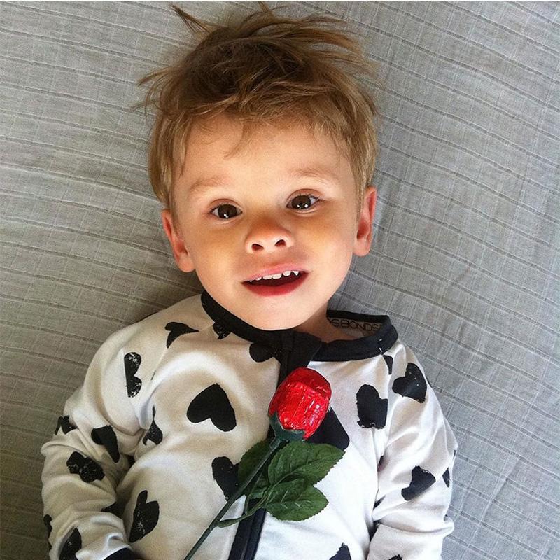 All Over Hearts Baby Romper - Just Kidding Store