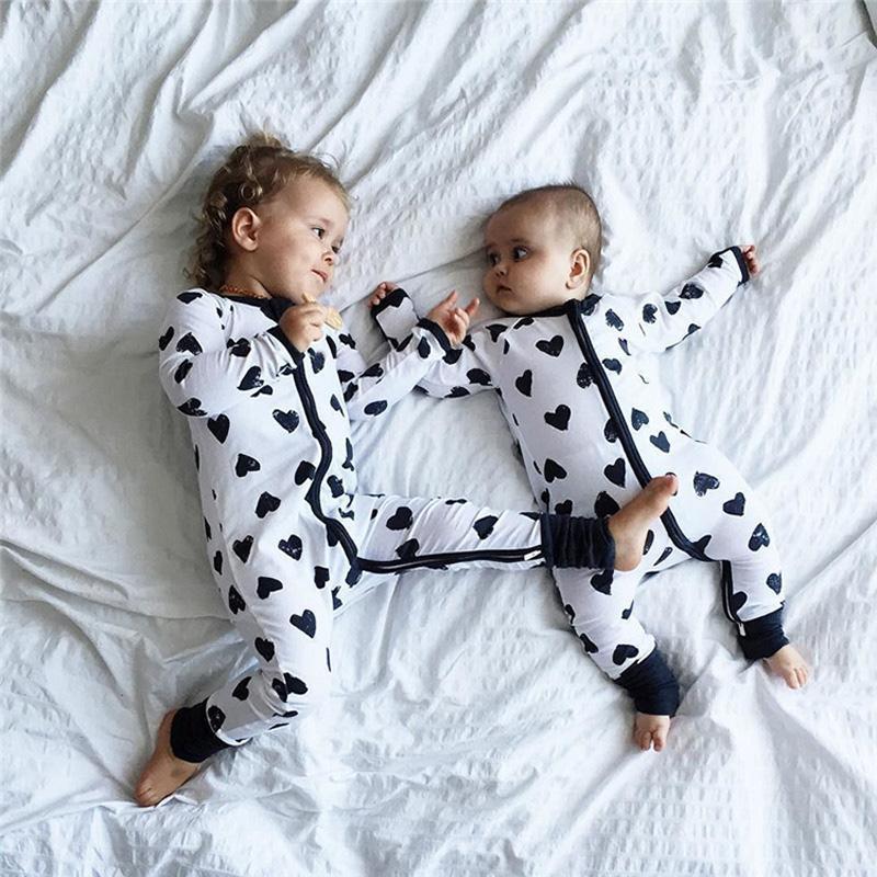 All Over Hearts Baby Romper - Just Kidding Store